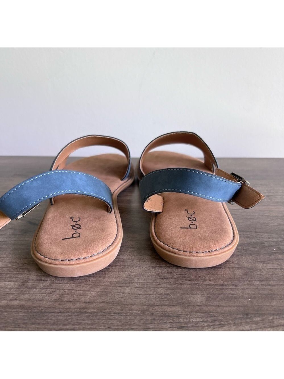 B.O.C. NEW Women’s Milania Blue Denim Open Toe Slingback Sandal Size 9 #B34106 - Picture 5 of 7
